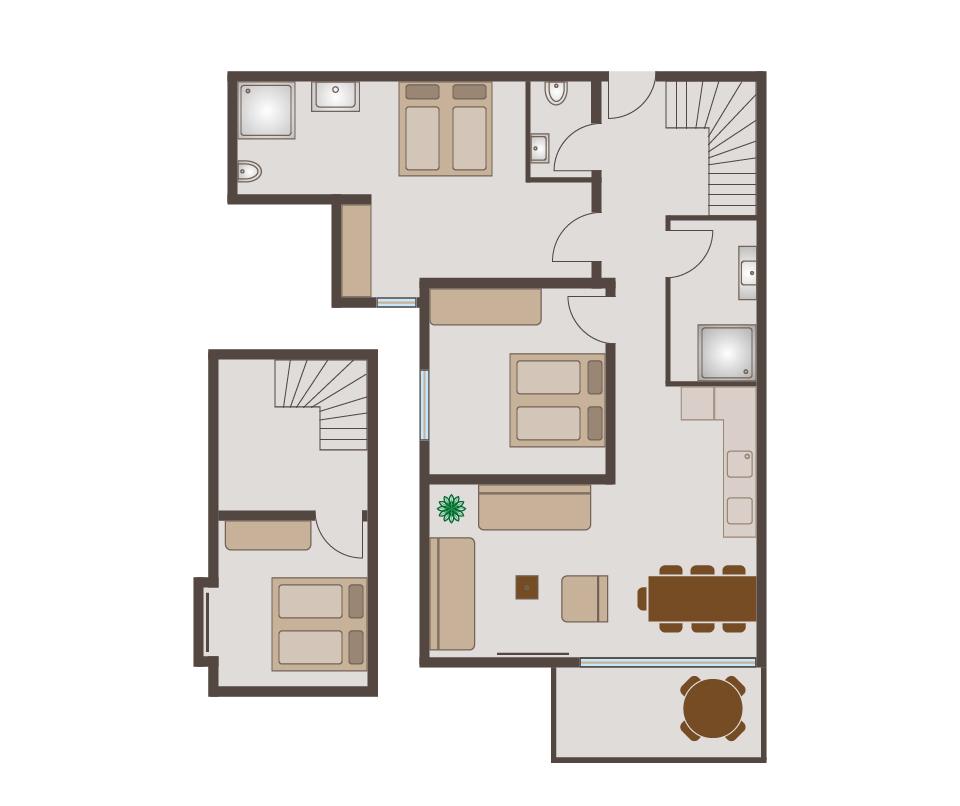 Suite 1 - Floor plan